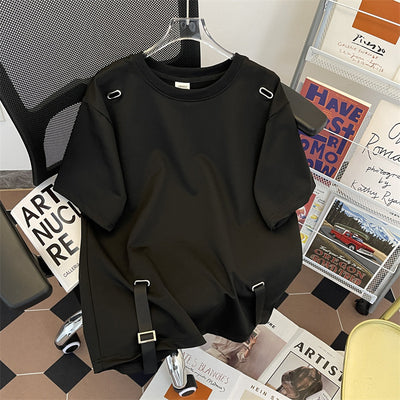 Camiseta Básica Hombre Cuello Redondo con Corbata Integrada - Image 6