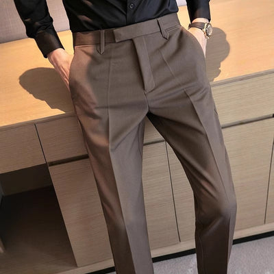Pantalones de Vestir Clásicos Británicos para Hombre - Image 4