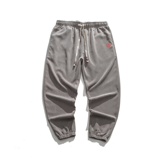 Pantalones Harem Hombre Primavera Verano con Bordado Chino - Image 5