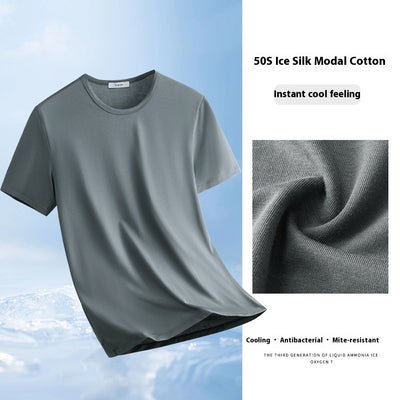 Playera Modal Ice Silk de Manga Corta para Hombre - Tecnología Refrescante - Image 15