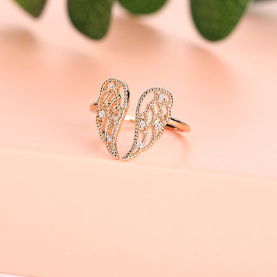 Anillos de Alas de Ángel con Cristales de Diamante para Mujer - Image 7