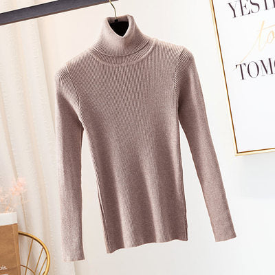 Suéter Cuello Alto Mujer Tejido Térmico Invierno - Image 21