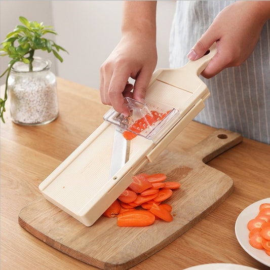 Cortador de Vegetales Japonés con Alambre y Plataforma Plástica