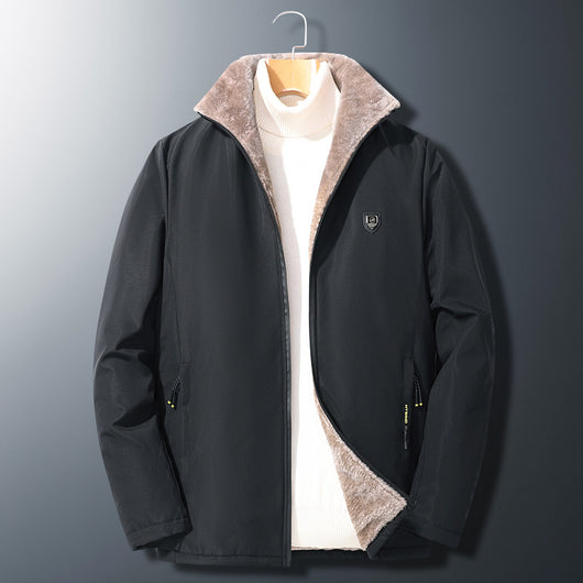 Chaqueta de Cordero Acolchada para Hombre Talla Grande - Calidez Extrema - Image 18