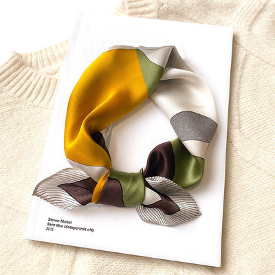 Pañuelo de Seda para Mujer - Accesorio de Moda Versátil - Image 54