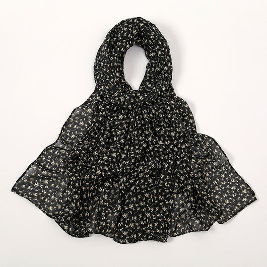 Pañuelo Ligero de Gasa Estampado Floral para Primavera y Verano - Image 31