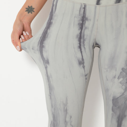 Pantalones Yoga Cintura Alta Levantacaderas Doble Tela Brushed Nude