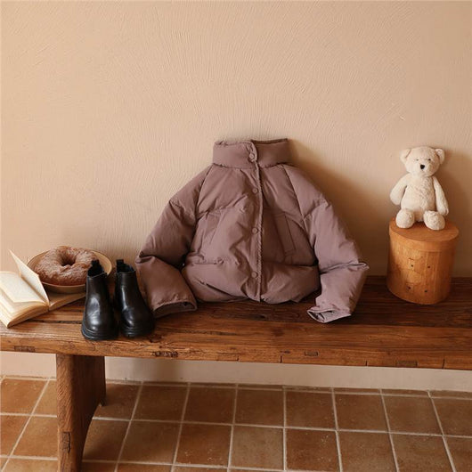 Abrigo Acolchado Corto para Niños - Invierno Cálido y Resistente - Image 6