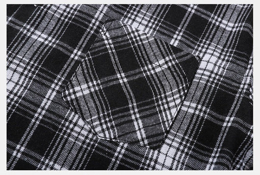 Camisa-Chaqueta Casual de Cuadros para Hombre - Image 29
