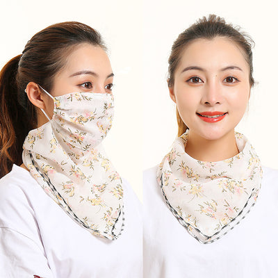 Pañuelo de Seda Protector Solar para Mujer - Máscara Cuello y Cara Verano - Image 47