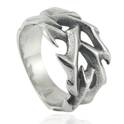 Anillo de Dragón Hueco en Acero Inoxidable Estilo Punk Retro para Hombre - Image 2