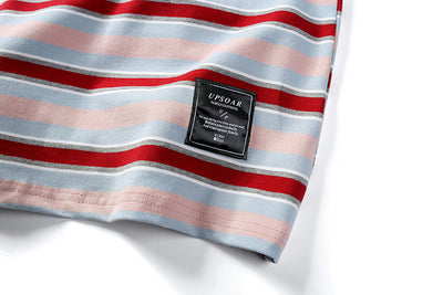 Playera de Rayas Contrastantes Manga Corta - Image 18