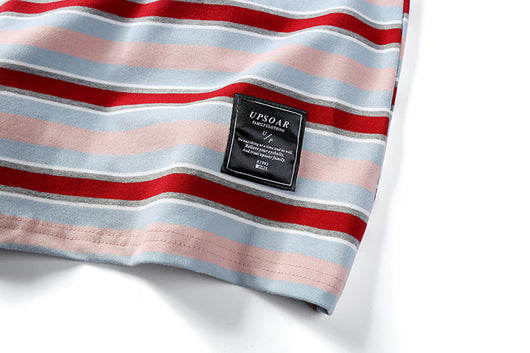 Playera de Rayas Contrastantes Manga Corta - Image 18