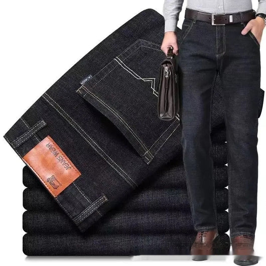 Jeans Rectos Holgados para Hombre - Comodidad y Durabilidad - Image 3