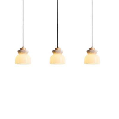 Lámpara de Mesita Estilo Japonés Minimalista en Madera Natural - Image 5