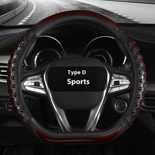 Funda de Volante de Cuero y Silicona para Todas las Estaciones - Image 12