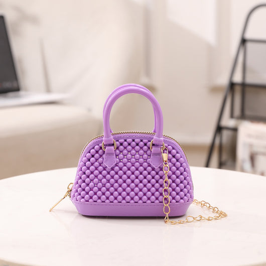 Bolso Transparente Estilo Coreano con Detalles Calados - Image 8