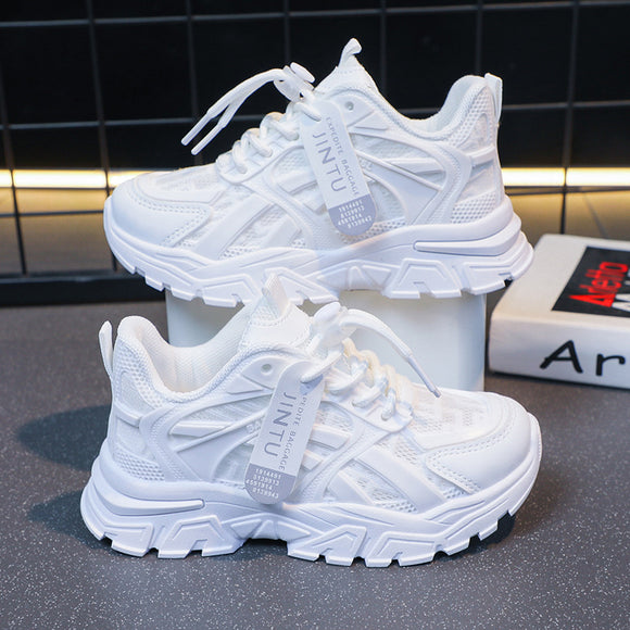 Zapatillas Deportivas Blancas Transpirables para Niños y Niñas