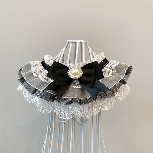 Pañoleta Elegante de Encaje para Gatos