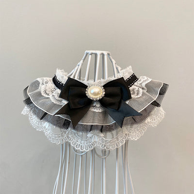 Pañoleta Elegante de Encaje para Gatos