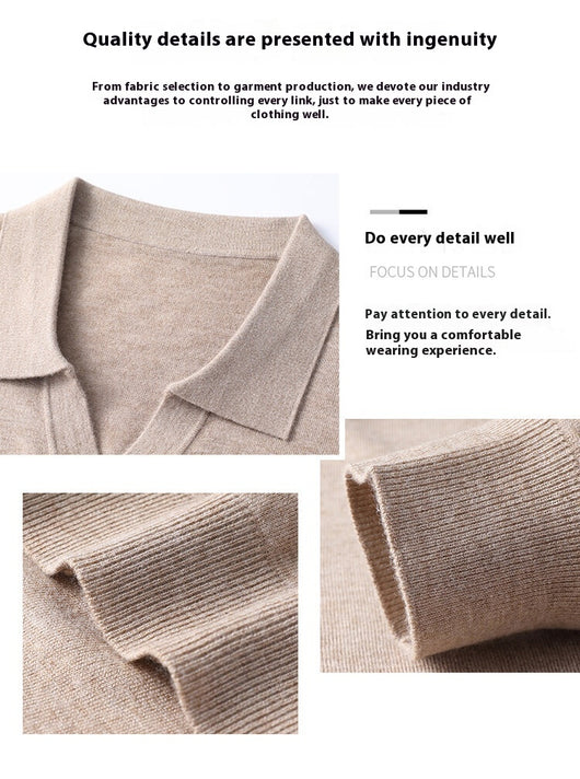 Suéter Cardigan de Manga Larga Ligero para Primavera y Otoño - Image 16