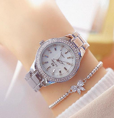 Reloj de Pulsera para Mujer con Cadena Completa de Diamantes - Image 2