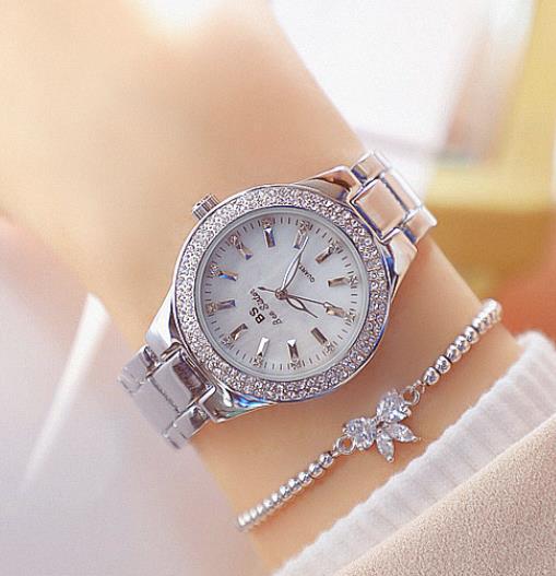 Reloj de Pulsera para Mujer con Cadena Completa de Diamantes - Image 2