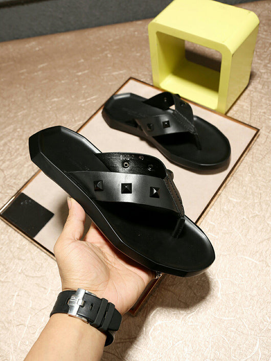 Sandalias de Cuero con Cabeza de Leopardo - Diseño Metalizado Outdoor - Image 12
