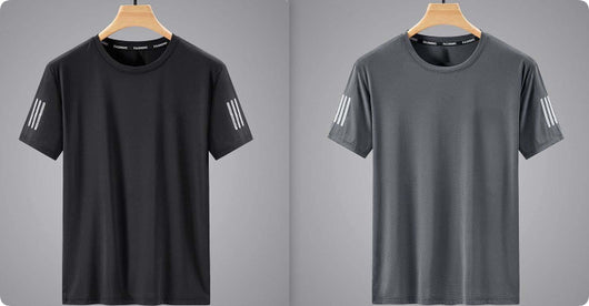 Playera Deportiva Hombre Cuello Redondo Colores Sólidos - Comodidad y Estilo - Image 11
