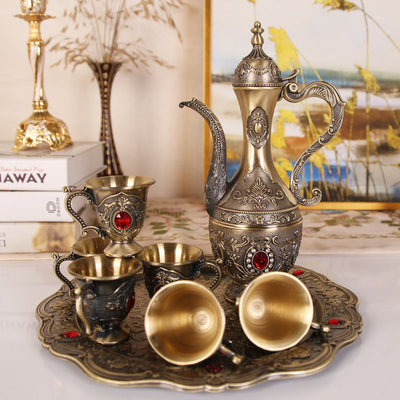 Juego Decorativo de Vino con Patrón Exquisito para el Hogar - Image 3