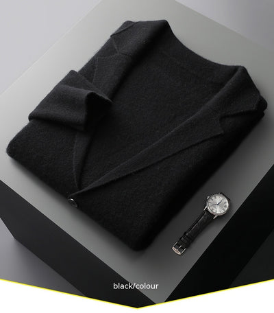 Saco Cardigan de Lana Tejida para Hombre - Elegante, Casual y Profesional - Image 7