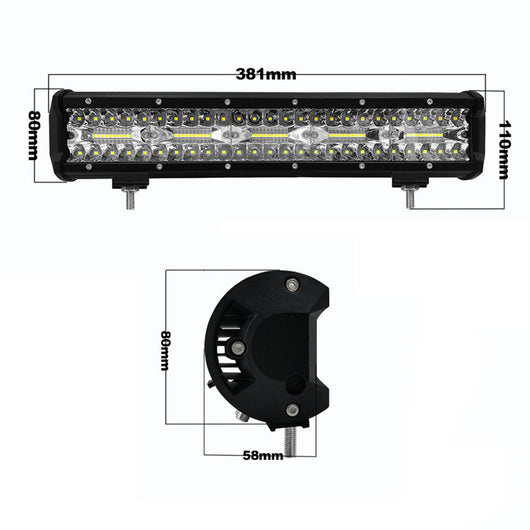 Barra de Luces LED Tripla para Vehículos Todoterreno - Luz de Trabajo Profesional - Image 4