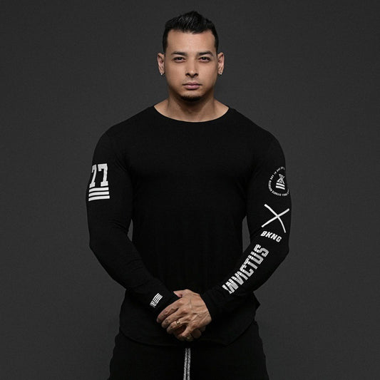 Playera Deportiva Ajustada Cuello Redondo para Correr