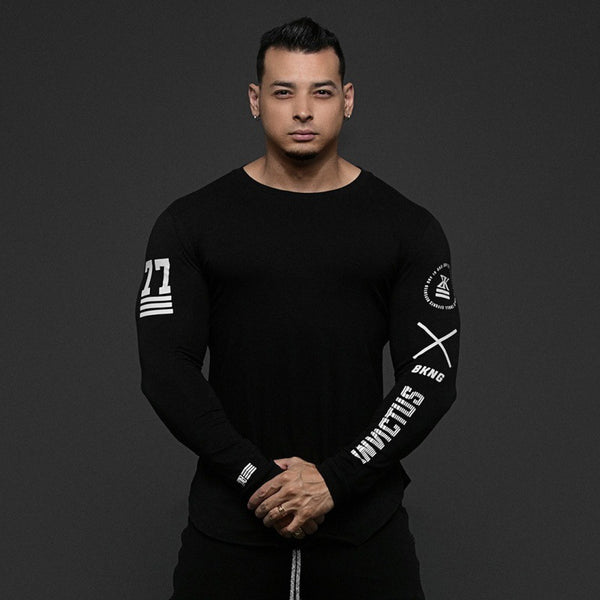 Playera Deportiva Ajustada Cuello Redondo para Correr