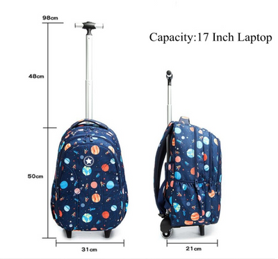 Mochila Escolar con Ruedas Ergonómica - Alivia la Carga y Respira - Image 6