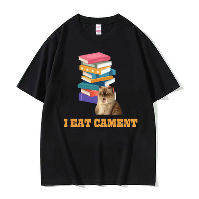 Camiseta Estampada Unisex Cuello Redondo Manga Corta Suelta - Image 10