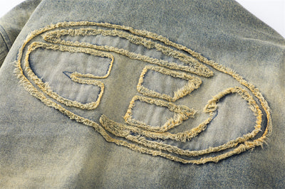 Chaqueta Denim Acolchada con Degradado de Color - Image 15