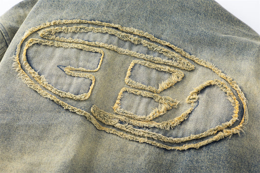 Chaqueta Denim Acolchada con Degradado de Color - Image 15