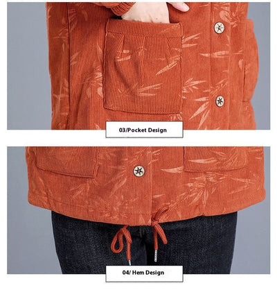 Abrigo Acolchado con Capucha para Mujer Madura - Chaqueta Térmica Forrada en Fleece - Image 11