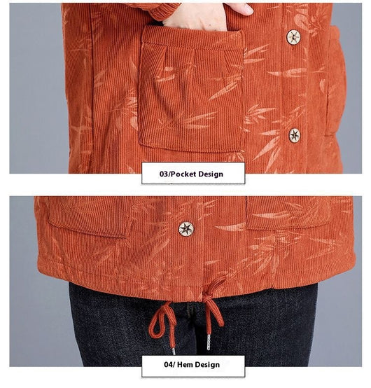 Abrigo Acolchado con Capucha para Mujer Madura - Chaqueta Térmica Forrada en Fleece - Image 11