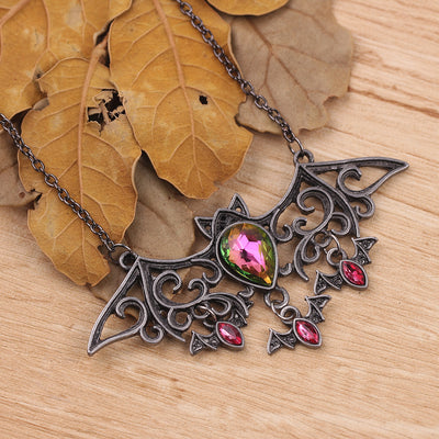 Collar Vintage Murciélago - Accesorios Halloween - Image 9
