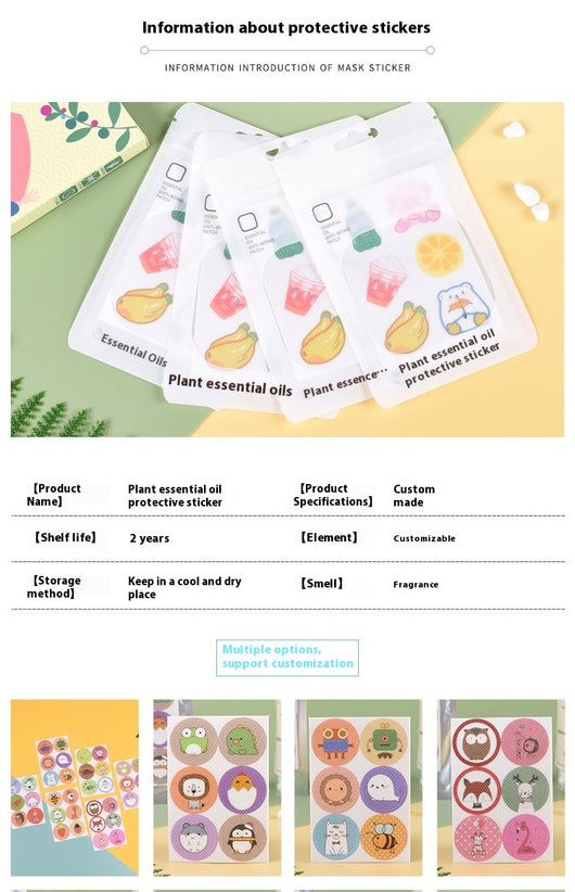 Pegatinas Repelentes de Insectos con Aceites Esenciales para Niños - Image 26