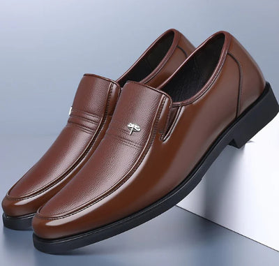Zapatos de Cuero para Hombre Casual Negocios con Suela Flexible - Image 5