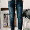 Women's Five-Button Skinny Jeans