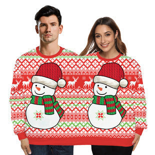 Pijama Navideño 3D para Parejas con Estampado Digital - Image 29