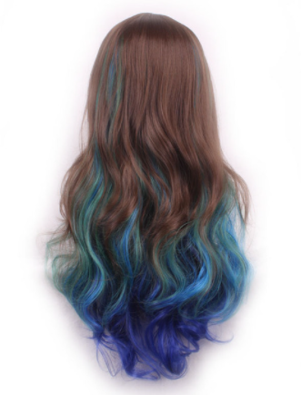 Peluca Rizada Multicolor Voluminosa para Cosplay - Image 11