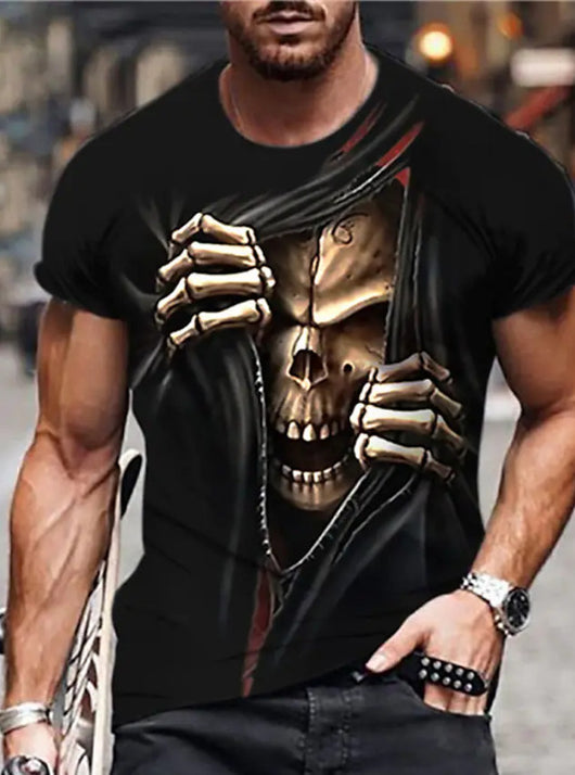 Playera Casual Estampada de Manga Corta para Hombre - Image 6