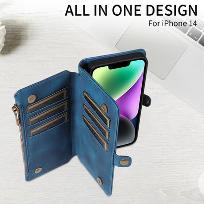 Funda Cartera Tipo Flip con Cierre para Teléfono en Cuero - Image 5