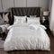 Juego de 3 Piezas de Tela de Seda de Hielo Satinada a Cuadros