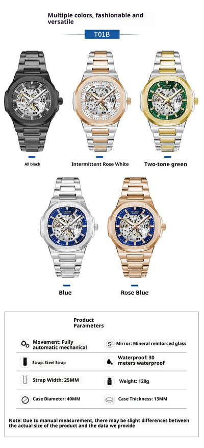 Reloj Mecánico Automático Luminoso Impermeable de Gran Tamaño - Image 7